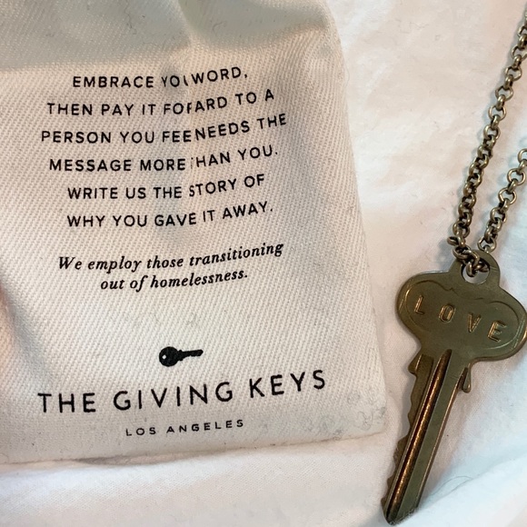 The Giving Keys • LOVE Key Necklace - Picture 4 of 6